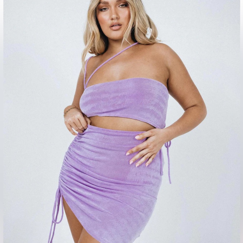 Princess Polly - Imelda Mini Dress - Lilac / Purple - US 4